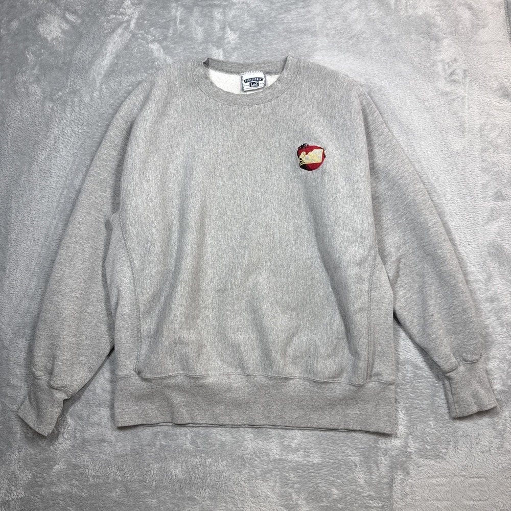 Vintage Devils Ridge Golf Club Sweatshirt Men M Gray Embroidered